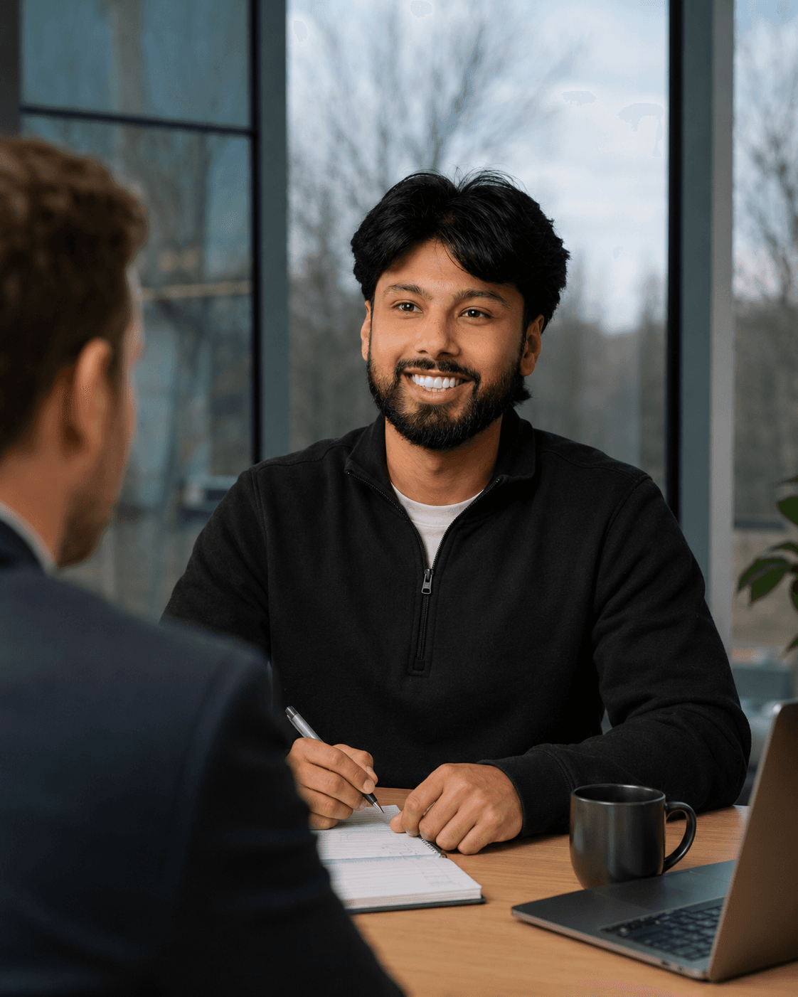 Client consultation meeting
